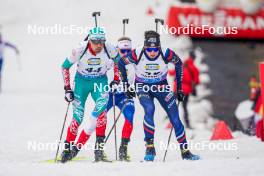 06.01.2024, Oberhof, Germany (GER): Eric Perrot (FRA) - IBU World Cup Biathlon, pursuit men, Oberhof (GER). www.nordicfocus.com. © Thibaut/NordicFocus. Every downloaded picture is fee-liable.