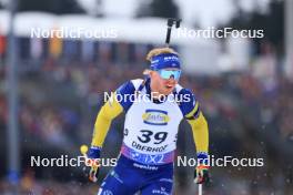 06.01.2024, Oberhof, Germany (GER): Emil Nykvist (SWE) - IBU World Cup Biathlon, pursuit men, Oberhof (GER). www.nordicfocus.com. © Manzoni/NordicFocus. Every downloaded picture is fee-liable.