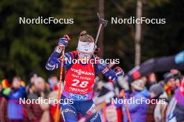 06.01.2024, Oberhof, Germany (GER): Oceane Michelon (FRA) - IBU World Cup Biathlon, pursuit women, Oberhof (GER). www.nordicfocus.com. © Thibaut/NordicFocus. Every downloaded picture is fee-liable.