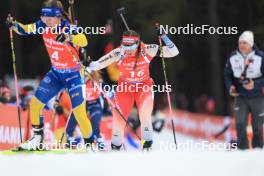 06.01.2024, Oberhof, Germany (GER): Lena Haecki-Gross (SUI) - IBU World Cup Biathlon, pursuit women, Oberhof (GER). www.nordicfocus.com. © Manzoni/NordicFocus. Every downloaded picture is fee-liable.