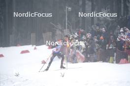 07.01.2024, Oberhof, Germany (GER): Roman Rees (GER) - IBU World Cup Biathlon, relay men, Oberhof (GER). www.nordicfocus.com. © Thibaut/NordicFocus. Every downloaded picture is fee-liable.