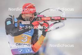 07.01.2024, Oberhof, Germany (GER): Philipp Nawrath (GER) - IBU World Cup Biathlon, relay men, Oberhof (GER). www.nordicfocus.com. © Thibaut/NordicFocus. Every downloaded picture is fee-liable.