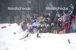 07.01.2024, Oberhof, Germany (GER): Miha Dovzan (SLO) - IBU World Cup Biathlon, relay men, Oberhof (GER). www.nordicfocus.com. © Thibaut/NordicFocus. Every downloaded picture is fee-liable.