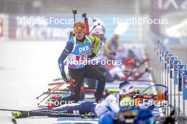 07.01.2024, Oberhof, Germany (GER): Miha Dovzan (SLO) - IBU World Cup Biathlon, relay men, Oberhof (GER). www.nordicfocus.com. © Thibaut/NordicFocus. Every downloaded picture is fee-liable.