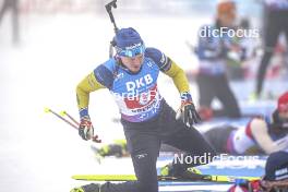 07.01.2024, Oberhof, Germany (GER): Emil Nykvist (SWE) - IBU World Cup Biathlon, relay men, Oberhof (GER). www.nordicfocus.com. © Thibaut/NordicFocus. Every downloaded picture is fee-liable.