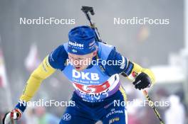 07.01.2024, Oberhof, Germany (GER): Emil Nykvist (SWE) - IBU World Cup Biathlon, relay men, Oberhof (GER). www.nordicfocus.com. © Thibaut/NordicFocus. Every downloaded picture is fee-liable.