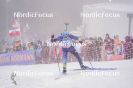 07.01.2024, Oberhof, Germany (GER): Alexandr Mukhin (KAZ) - IBU World Cup Biathlon, relay men, Oberhof (GER). www.nordicfocus.com. © Thibaut/NordicFocus. Every downloaded picture is fee-liable.