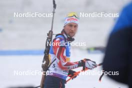 07.01.2024, Oberhof, Germany (GER): Felix Leitner (AUT) - IBU World Cup Biathlon, relay men, Oberhof (GER). www.nordicfocus.com. © Manzoni/NordicFocus. Every downloaded picture is fee-liable.