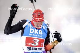 07.01.2024, Oberhof, Germany (GER): Roman Rees (GER) - IBU World Cup Biathlon, relay men, Oberhof (GER). www.nordicfocus.com. © Thibaut/NordicFocus. Every downloaded picture is fee-liable.