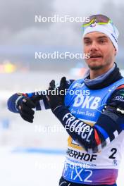 07.01.2024, Oberhof, Germany (GER): Emilien Jacquelin (FRA) - IBU World Cup Biathlon, relay men, Oberhof (GER). www.nordicfocus.com. © Manzoni/NordicFocus. Every downloaded picture is fee-liable.