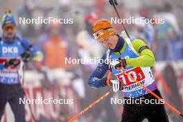 07.01.2024, Oberhof, Germany (GER): Miha Dovzan (SLO) - IBU World Cup Biathlon, relay men, Oberhof (GER). www.nordicfocus.com. © Thibaut/NordicFocus. Every downloaded picture is fee-liable.