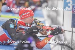 07.01.2024, Oberhof, Germany (GER): Roman Rees (GER) - IBU World Cup Biathlon, relay men, Oberhof (GER). www.nordicfocus.com. © Thibaut/NordicFocus. Every downloaded picture is fee-liable.