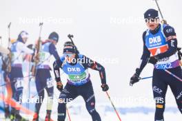 07.01.2024, Oberhof, Germany (GER): Didier Bionaz (ITA), Elia Zeni (ITA), (l-r) - IBU World Cup Biathlon, relay men, Oberhof (GER). www.nordicfocus.com. © Manzoni/NordicFocus. Every downloaded picture is fee-liable.