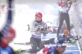 07.01.2024, Oberhof, Germany (GER): Niklas Hartweg (SUI) - IBU World Cup Biathlon, relay men, Oberhof (GER). www.nordicfocus.com. © Thibaut/NordicFocus. Every downloaded picture is fee-liable.