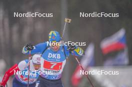 07.01.2024, Oberhof, Germany (GER): Artem Pryma (UKR) - IBU World Cup Biathlon, relay men, Oberhof (GER). www.nordicfocus.com. © Thibaut/NordicFocus. Every downloaded picture is fee-liable.