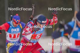 07.01.2024, Oberhof, Germany (GER): David Komatz (AUT) - IBU World Cup Biathlon, relay men, Oberhof (GER). www.nordicfocus.com. © Thibaut/NordicFocus. Every downloaded picture is fee-liable.