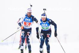 07.01.2024, Oberhof, Germany (GER): Jaakko Ranta (FIN), Otto Invenius (FIN), (l-r) - IBU World Cup Biathlon, relay men, Oberhof (GER). www.nordicfocus.com. © Manzoni/NordicFocus. Every downloaded picture is fee-liable.