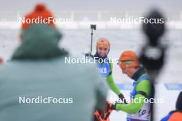 07.01.2024, Oberhof, Germany (GER): Lovro Planko (SLO) - IBU World Cup Biathlon, relay men, Oberhof (GER). www.nordicfocus.com. © Manzoni/NordicFocus. Every downloaded picture is fee-liable.