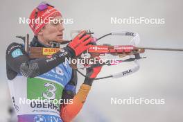 07.01.2024, Oberhof, Germany (GER): Benedikt Doll (GER) - IBU World Cup Biathlon, relay men, Oberhof (GER). www.nordicfocus.com. © Thibaut/NordicFocus. Every downloaded picture is fee-liable.