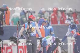 07.01.2024, Oberhof, Germany (GER): Niklas Hartweg (SUI) - IBU World Cup Biathlon, relay men, Oberhof (GER). www.nordicfocus.com. © Thibaut/NordicFocus. Every downloaded picture is fee-liable.