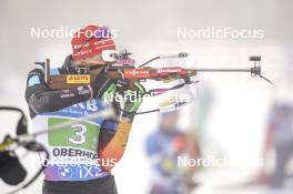 07.01.2024, Oberhof, Germany (GER): Benedikt Doll (GER) - IBU World Cup Biathlon, relay men, Oberhof (GER). www.nordicfocus.com. © Thibaut/NordicFocus. Every downloaded picture is fee-liable.