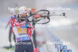 07.01.2024, Oberhof, Germany (GER): Simon Eder (AUT) - IBU World Cup Biathlon, relay men, Oberhof (GER). www.nordicfocus.com. © Thibaut/NordicFocus. Every downloaded picture is fee-liable.