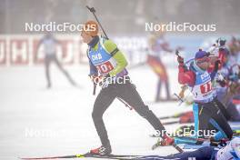 07.01.2024, Oberhof, Germany (GER): Miha Dovzan (SLO) - IBU World Cup Biathlon, relay men, Oberhof (GER). www.nordicfocus.com. © Thibaut/NordicFocus. Every downloaded picture is fee-liable.