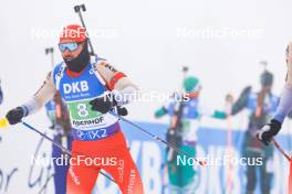 07.01.2024, Oberhof, Germany (GER): Joscha Burkhalter (SUI) - IBU World Cup Biathlon, relay men, Oberhof (GER). www.nordicfocus.com. © Manzoni/NordicFocus. Every downloaded picture is fee-liable.