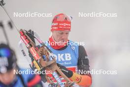 07.01.2024, Oberhof, Germany (GER): Roman Rees (GER) - IBU World Cup Biathlon, relay men, Oberhof (GER). www.nordicfocus.com. © Thibaut/NordicFocus. Every downloaded picture is fee-liable.