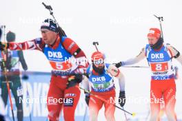 07.01.2024, Oberhof, Germany (GER): Joscha Burkhalter (SUI), Sebastian Stalder (SUI), (l-r) - IBU World Cup Biathlon, relay men, Oberhof (GER). www.nordicfocus.com. © Manzoni/NordicFocus. Every downloaded picture is fee-liable.