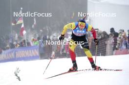 07.01.2024, Oberhof, Germany (GER): Florent Claude (BEL) - IBU World Cup Biathlon, relay men, Oberhof (GER). www.nordicfocus.com. © Thibaut/NordicFocus. Every downloaded picture is fee-liable.