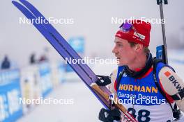 05.01.2024, Oberhof, Germany (GER): Sandro Bovisi (SUI) - IBU World Cup Biathlon, sprint men, Oberhof (GER). www.nordicfocus.com. © Thibaut/NordicFocus. Every downloaded picture is fee-liable.