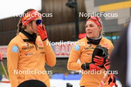 05.01.2024, Oberhof, Germany (GER): Vanessa Voigt (GER), Hanna Kebinger (GER), (l-r) - IBU World Cup Biathlon, sprint women, Oberhof (GER). www.nordicfocus.com. © Manzoni/NordicFocus. Every downloaded picture is fee-liable.