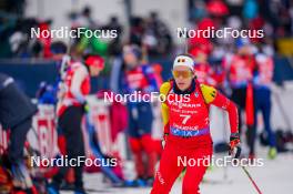 05.01.2024, Oberhof, Germany (GER): Lotte Lie (BEL) - IBU World Cup Biathlon, sprint women, Oberhof (GER). www.nordicfocus.com. © Thibaut/NordicFocus. Every downloaded picture is fee-liable.