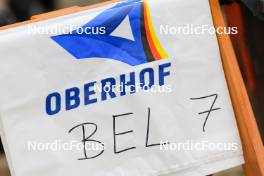 05.01.2024, Oberhof, Germany (GER): Event Feature: bag for  Lotte Lie (BEL) - IBU World Cup Biathlon, sprint women, Oberhof (GER). www.nordicfocus.com. © Manzoni/NordicFocus. Every downloaded picture is fee-liable.