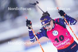 14.01.2024, Ruhpolding, Germany (GER): Julia Simon (FRA) - IBU World Cup Biathlon, pursuit women, Ruhpolding (GER). www.nordicfocus.com. © Thibaut/NordicFocus. Every downloaded picture is fee-liable.