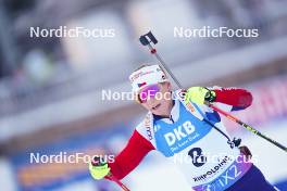 14.01.2024, Ruhpolding, Germany (GER): Lucie Charvatova (CZE) - IBU World Cup Biathlon, pursuit women, Ruhpolding (GER). www.nordicfocus.com. © Thibaut/NordicFocus. Every downloaded picture is fee-liable.