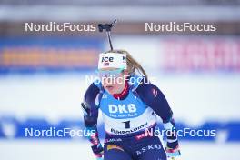 14.01.2024, Ruhpolding, Germany (GER): Ingrid Landmark Tandrevold (NOR) - IBU World Cup Biathlon, pursuit women, Ruhpolding (GER). www.nordicfocus.com. © Thibaut/NordicFocus. Every downloaded picture is fee-liable.