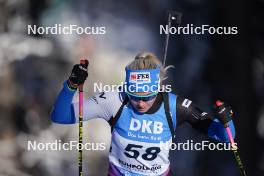 14.01.2024, Ruhpolding, Germany (GER): Regina Ermits (EST) - IBU World Cup Biathlon, pursuit women, Ruhpolding (GER). www.nordicfocus.com. © Thibaut/NordicFocus. Every downloaded picture is fee-liable.