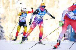 14.01.2024, Ruhpolding, Germany (GER): Alina Stremous (MDA) - IBU World Cup Biathlon, pursuit women, Ruhpolding (GER). www.nordicfocus.com. © Thibaut/NordicFocus. Every downloaded picture is fee-liable.