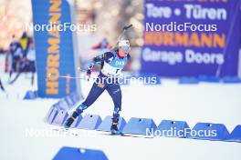 14.01.2024, Ruhpolding, Germany (GER): Ingrid Landmark Tandrevold (NOR) - IBU World Cup Biathlon, pursuit women, Ruhpolding (GER). www.nordicfocus.com. © Thibaut/NordicFocus. Every downloaded picture is fee-liable.