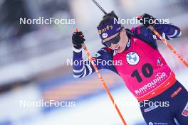 14.01.2024, Ruhpolding, Germany (GER): Julia Simon (FRA) - IBU World Cup Biathlon, pursuit women, Ruhpolding (GER). www.nordicfocus.com. © Thibaut/NordicFocus. Every downloaded picture is fee-liable.