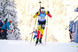 14.01.2024, Ruhpolding, Germany (GER): Lotte Lie (BEL) - IBU World Cup Biathlon, pursuit women, Ruhpolding (GER). www.nordicfocus.com. © Thibaut/NordicFocus. Every downloaded picture is fee-liable.