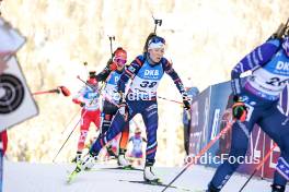 14.01.2024, Ruhpolding, Germany (GER): Oceane Michelon (FRA) - IBU World Cup Biathlon, pursuit women, Ruhpolding (GER). www.nordicfocus.com. © Thibaut/NordicFocus. Every downloaded picture is fee-liable.