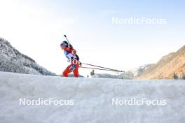 14.01.2024, Ruhpolding, Germany (GER): Dunja Zdouc (AUT) - IBU World Cup Biathlon, pursuit women, Ruhpolding (GER). www.nordicfocus.com. © Manzoni/NordicFocus. Every downloaded picture is fee-liable.