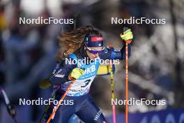 14.01.2024, Ruhpolding, Germany (GER): Lisa Vittozzi (ITA) - IBU World Cup Biathlon, pursuit women, Ruhpolding (GER). www.nordicfocus.com. © Thibaut/NordicFocus. Every downloaded picture is fee-liable.