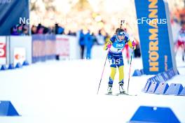 14.01.2024, Ruhpolding, Germany (GER): Linn Persson (SWE) - IBU World Cup Biathlon, pursuit women, Ruhpolding (GER). www.nordicfocus.com. © Thibaut/NordicFocus. Every downloaded picture is fee-liable.