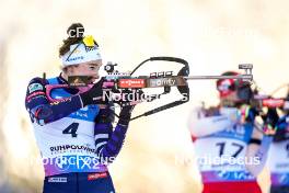 14.01.2024, Ruhpolding, Germany (GER): Lou Jeanmonnot (FRA) - IBU World Cup Biathlon, pursuit women, Ruhpolding (GER). www.nordicfocus.com. © Thibaut/NordicFocus. Every downloaded picture is fee-liable.