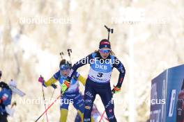 14.01.2024, Ruhpolding, Germany (GER): Lisa Vittozzi (ITA) - IBU World Cup Biathlon, pursuit women, Ruhpolding (GER). www.nordicfocus.com. © Thibaut/NordicFocus. Every downloaded picture is fee-liable.