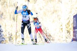 14.01.2024, Ruhpolding, Germany (GER): Lea Meier (SUI) - IBU World Cup Biathlon, pursuit women, Ruhpolding (GER). www.nordicfocus.com. © Thibaut/NordicFocus. Every downloaded picture is fee-liable.